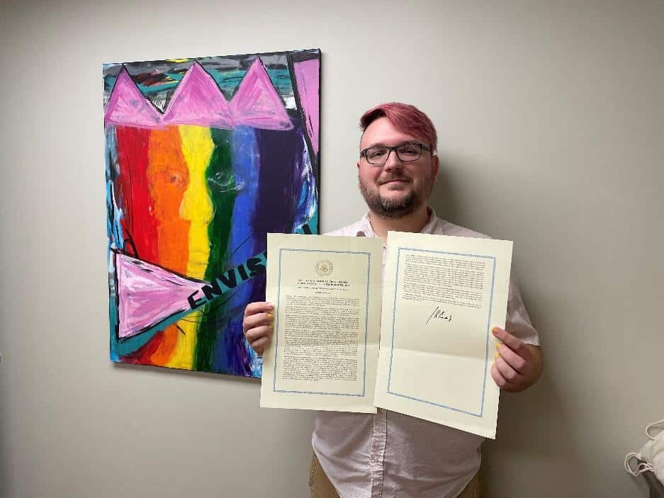 White House Proclamation for The Center